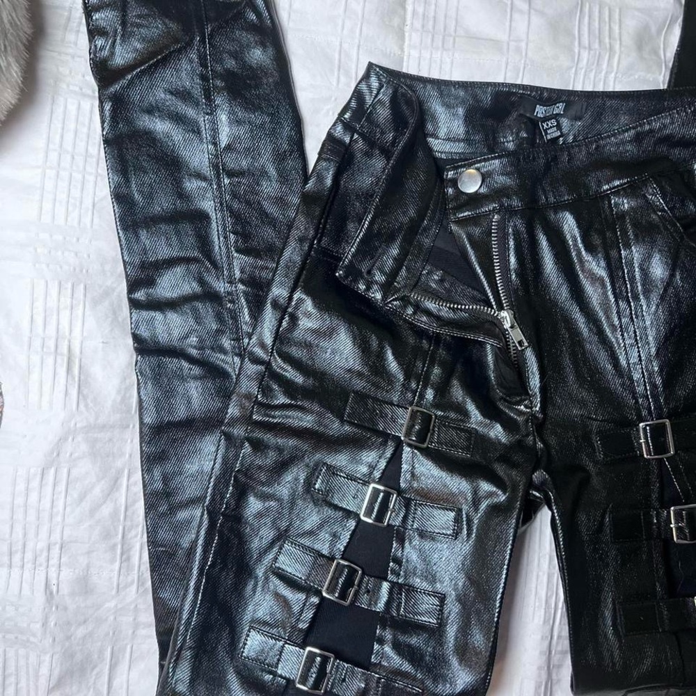 Poster Girl Dolls Kill vegan leather pants